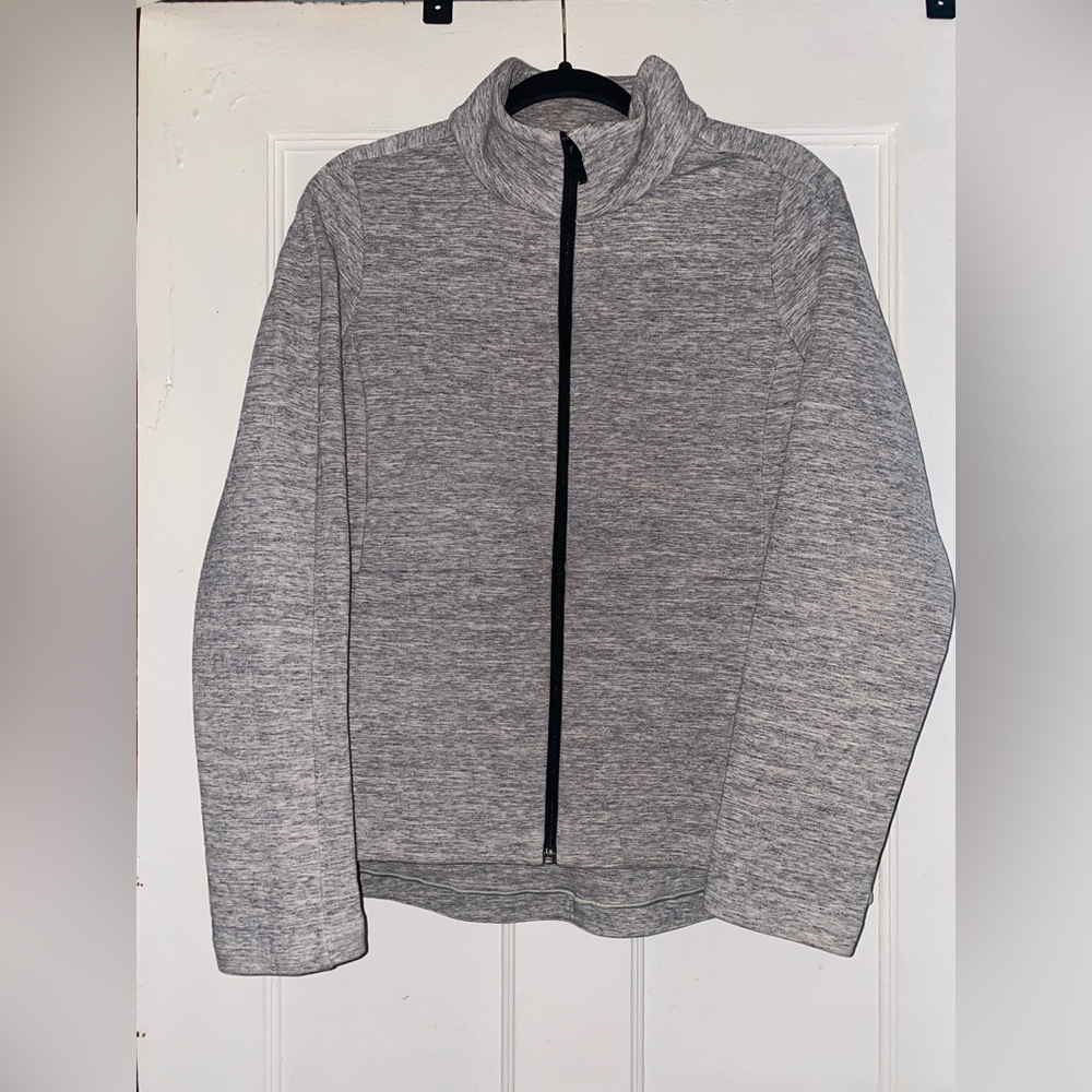 Gray Zip-Up Jacket